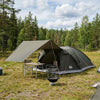 Mökki teltta 8 hengelle Armyn vihreä Polyesteri ja teräs