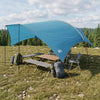 Vedenkestävä leiritarppa Sininen 695 x 580 x 200 cm
