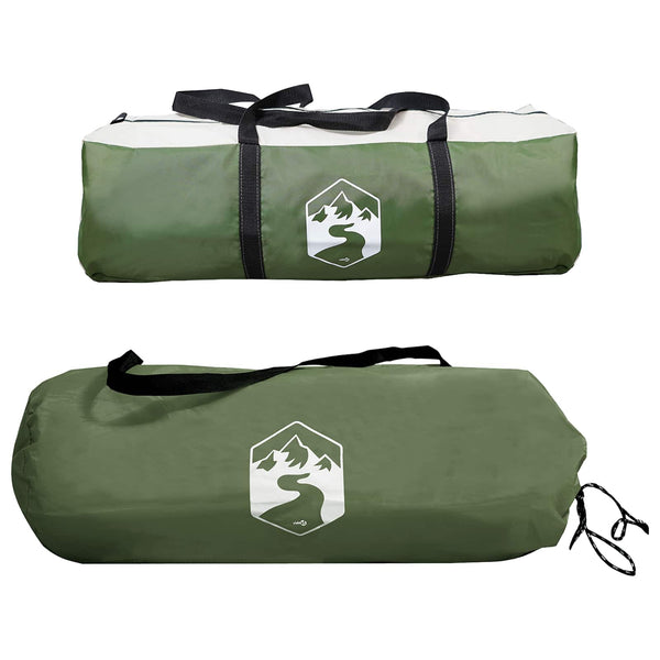 Sivukuvio Vihreä 643 x 408 x 260 cm Polyesteri ja teräs