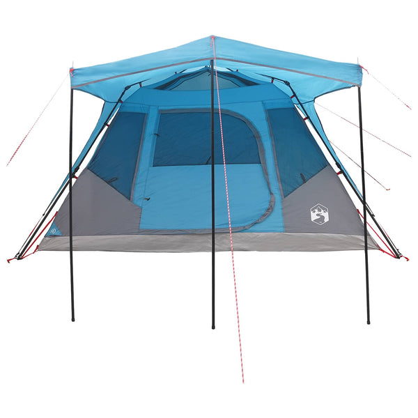 Perhe Teltta Sininen 6-henkilöä Polyesteri ja teräs