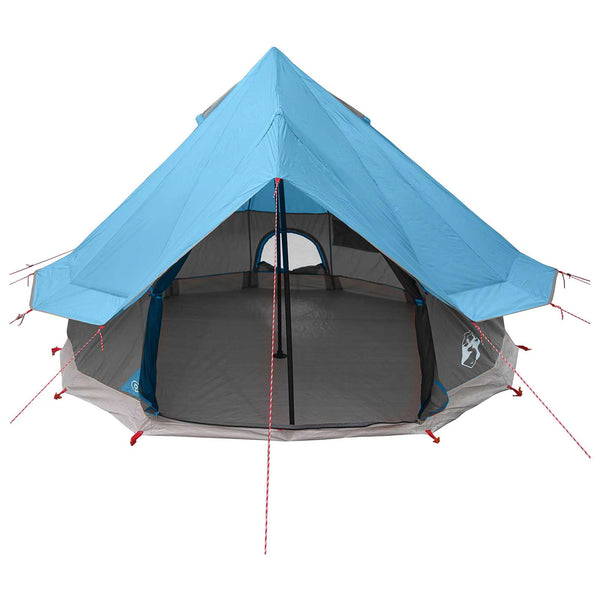 Tipi-teltta 4 hengelle Sininen Polyesteri ja teräs