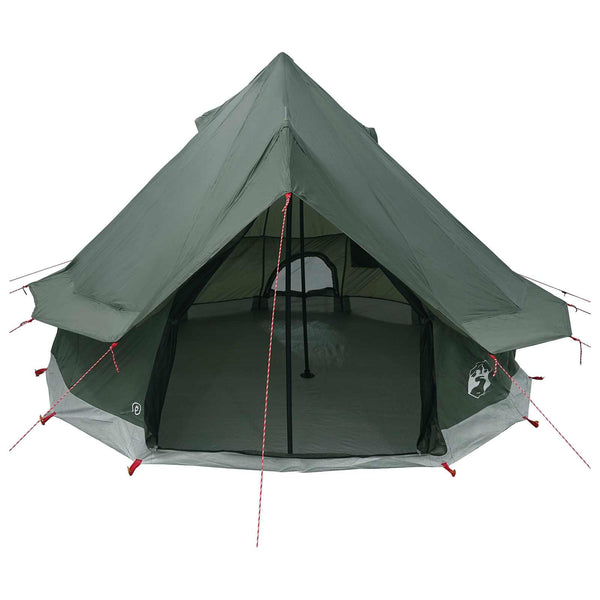 Tipi-teltta 4 hengelle Armivihreä Polyesteri ja teräs