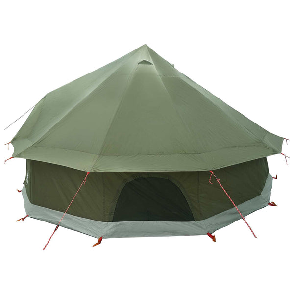 Tipi-teltta 8 hengelle Armivihreä Polyesteri ja teräs
