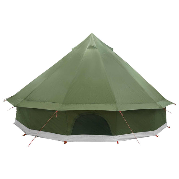 Tipi-teltta 10 hengelle Armivihreä Polyesteri ja teräs