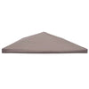 Gazebo-kansio Taupe 300 x 300 cm Polyesteri ja teräs