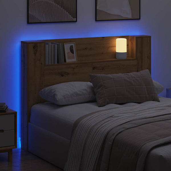 Päätykaappi LED:llä Artisan Tammi Tekninen puu