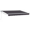 Electric Awning 2,5 x 2 m Antrasiitti 100% Polyester
