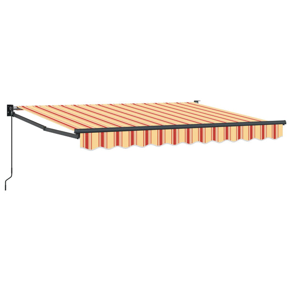 Vedettävä markiisi Keltainen, Oranssi ja Valkoinen 3 x 2 m