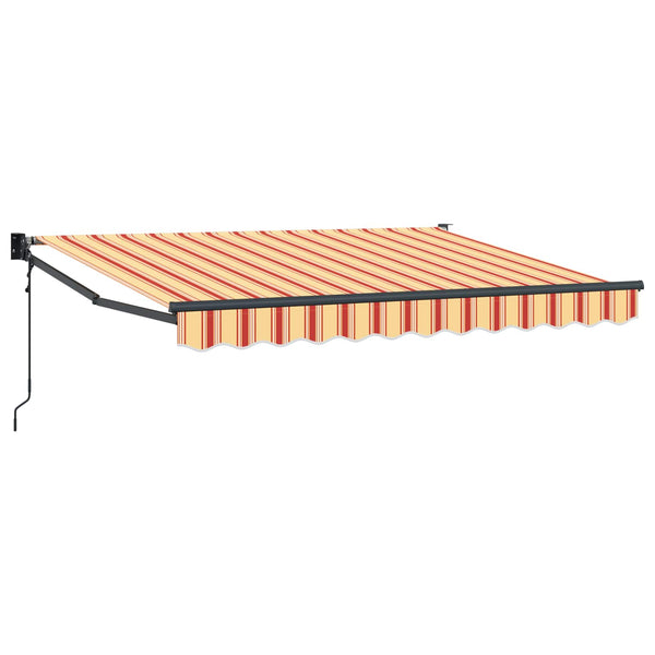 Vedettävä markiisi Keltainen, Oranssi ja Valkoinen 3 x 2 m