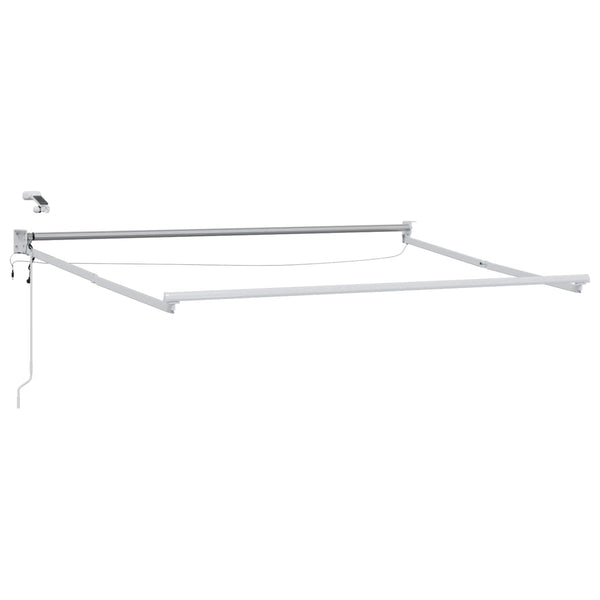 Sähkökäyttöinen Vedettävä Varjo Punainen ja valkoinen 3 x 2,5 m