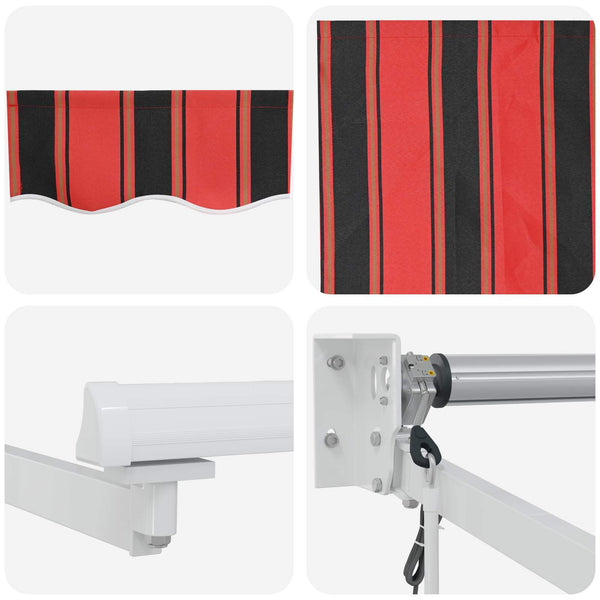 Sähkökäyttöinen Vedettävä Varjo 3 x 2 m