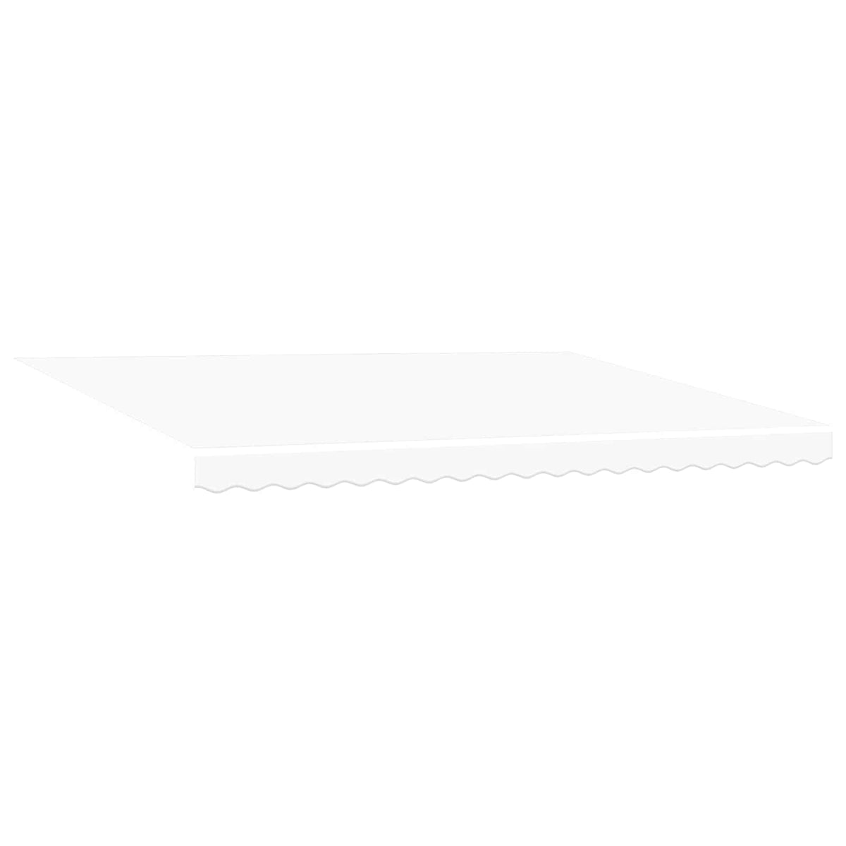 Aurinkokäyttöinen sähkömarkiisi 4 x 3 m valkoinen