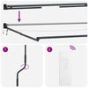 Sähkökäyttöinen Vedettävä Varjo 3 x 2,5 m