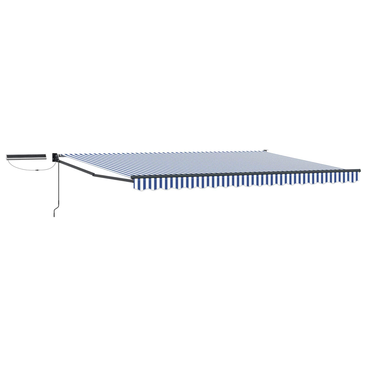 Aurinkokäyttöinen sähkömarkiisi 4,5 x 3 m