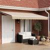 Manuaalinen vedettävä varjo Beige 4,5 × 3 m