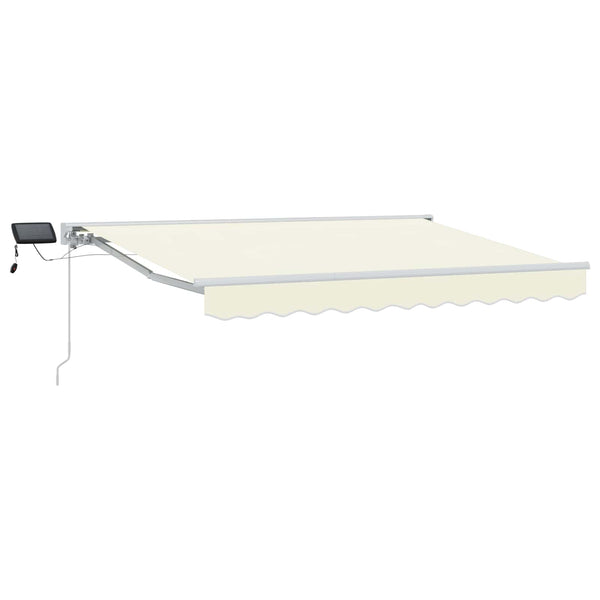 Manuaalinen markiisin runko LED-valoilla 2,5 x 2 m