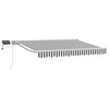 Manuaalinen markiisin runko LED-valoilla 2,5 x 2 m
