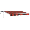 Manuaalinen markiisin runko LED-valoilla 3,5 x 2,5 m