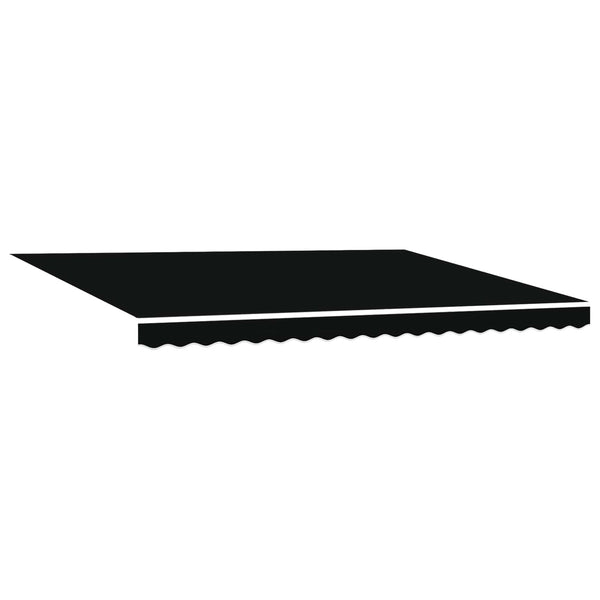 Manuaalinen markiisin runko LED-valoilla 4 × 3 m