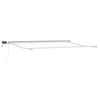 Manuaalinen markiisin runko LED-valoilla 5 x 3 m