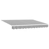 Manuaalinen markiisin runko LED-valoilla 3 x 2,5 m