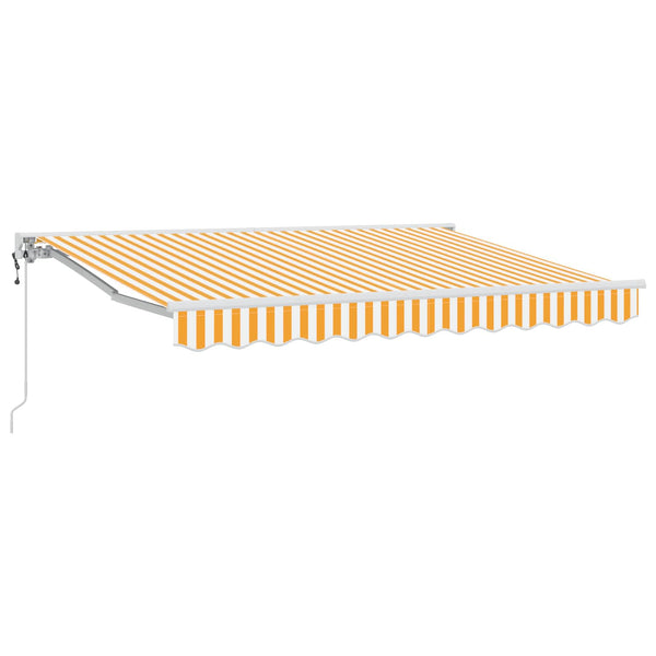 Sähkökäyttöinen Vedettävä Varjo Keltainen 3 x 2,5 m