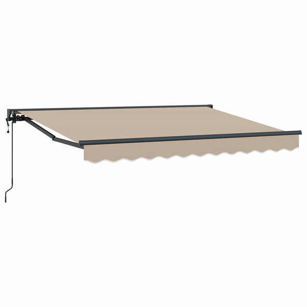 Sähkökäyttöinen Vedettävä Varjo Beige 3,5 x 2 m