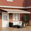 Sähkökäyttöinen Vedettävä Varjo Beige ja Antrasiitti 4,5 × 3 m