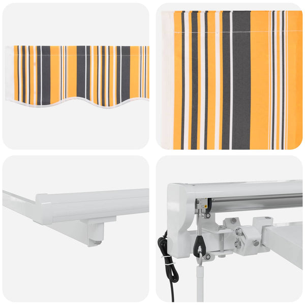 Sähkökäyttöinen Vedettävä Varjo 3 x 2,5 m