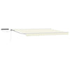 Sähkökäyttöinen Vedettävä Varjo Kreemi ja valkoinen 4 × 3,5 m