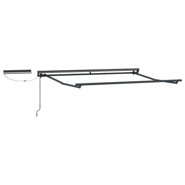 Sähkökäyttöinen Vedettävä Varjo Antrasiitti 3 x 2,5 m