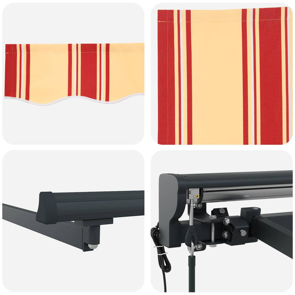 Sähkökäyttöinen Vedettävä Varjo 3,5 x 2,5 m