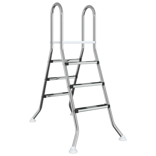 Maanpäällinen allastikkaat 100 cm 3-Step Ruostumaton teräs 304