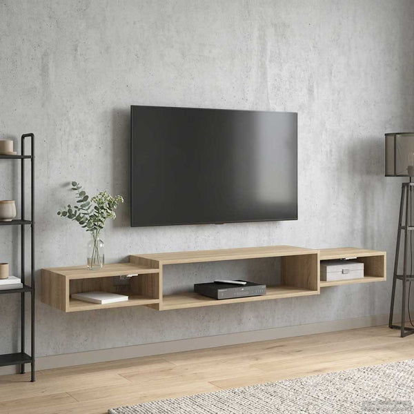 Seinälle kiinnitettävä TV-kaapisto Seinäkiinnitettävä