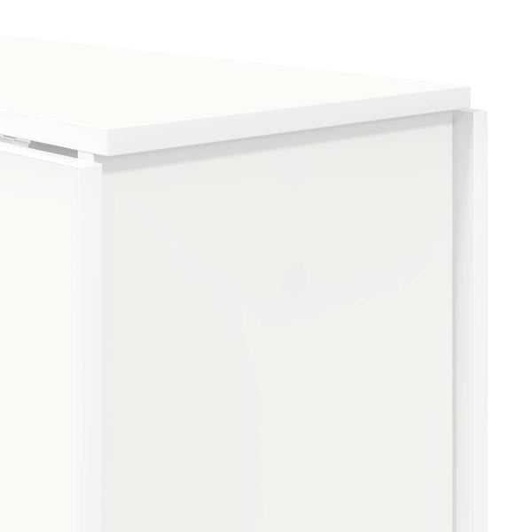 Ruokailupöytä 138 x 70 x 73,5 cm Tekninen puu valkoinen