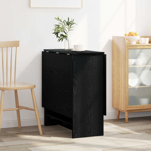 Ruokailupöytä 138 x 70 x 73,5 cm Tekninen puu Musta tammi