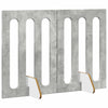 Taitettava lemmikkitarha 2 kpl Betoninharmaa 100,5 x 38 x 70 cm