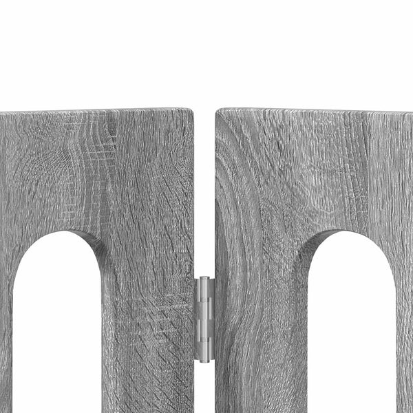 Taitettava lemmikkitarha 2 kpl Harmaa Sonoma 100,5 x 38 x 70 cm