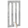 Taitettava lemmikkitarha 2 kpl Betoninharmaa 100,5 x 38 x 90 cm