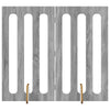 Taitettava lemmikkitarha 2 kpl Harmaa Sonoma 100,5 x 38 x 90 cm