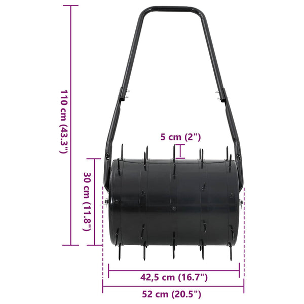 Nurmirulla vetoketjulla ja ilmastushäkkyröillä 110 x 52 cm