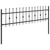Piikkikaide ASTEN 200 x 60 cm Jauhemaalattu Teräs Musta