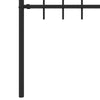 Piikkikaide ASTEN 200 x 80 cm Jauhemaalattu Teräs Musta