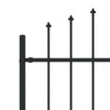 Piikkikaide ASTEN 200 x 200 cm Jauhemaalattu Teräs Musta