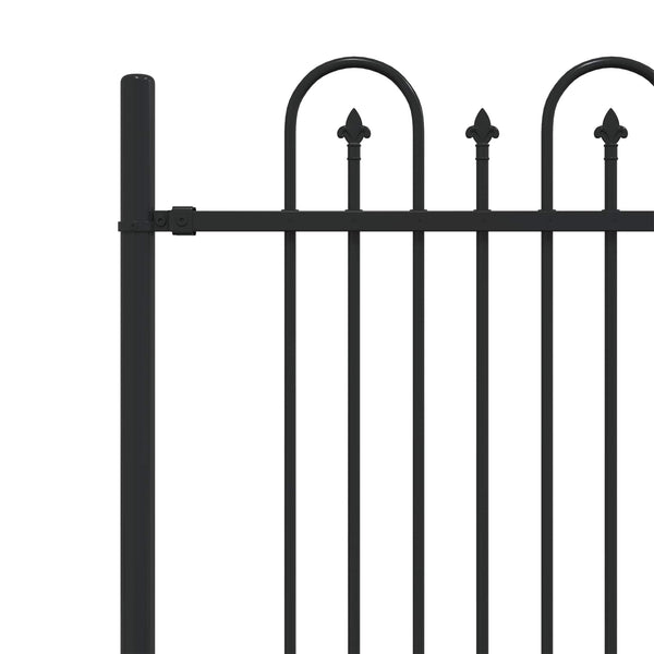 Piikki Kaari Aita DRONTEN 200 x 116 cm Jauhemaalattu Teräs