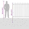 Piikki Kaari Aita DRONTEN 200 x 150 cm Jauhemaalattu Teräs