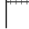 Renkaiden aita TILBURG 200 x 116 cm Jauhemaalattu Teräs Musta