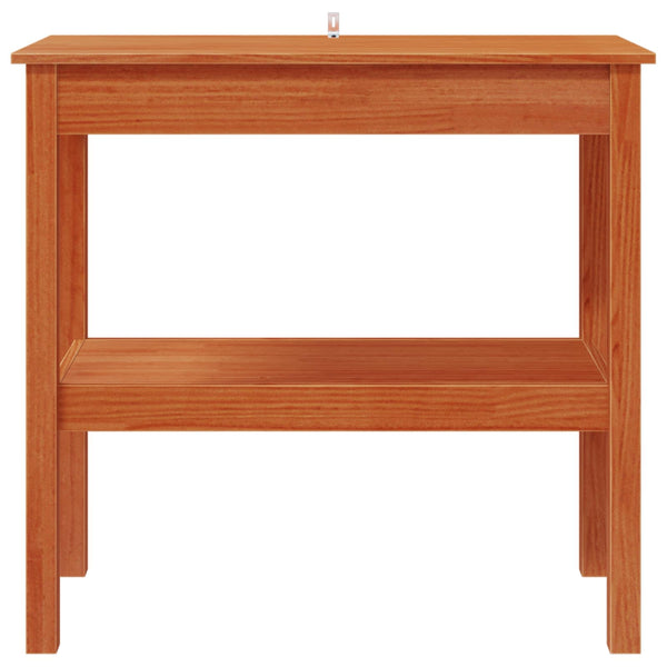 Konsolipöytä Vahansävyinen Ruskea 80 x 40 x 75 cm Massiivimänty