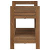 Kylpyhuoneshelf Luonnollinen 45 x 30 x 45 cm Tiikkipuu