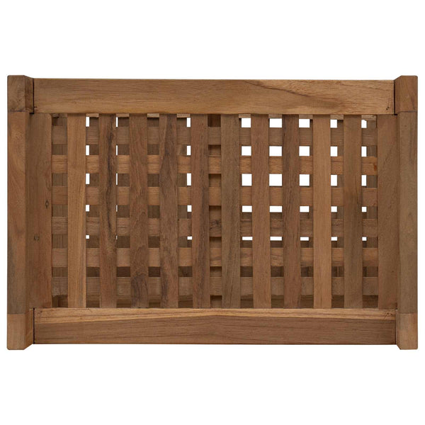 Kylpyhuoneshelf Luonnollinen 45 x 30 x 45 cm Tiikkipuu